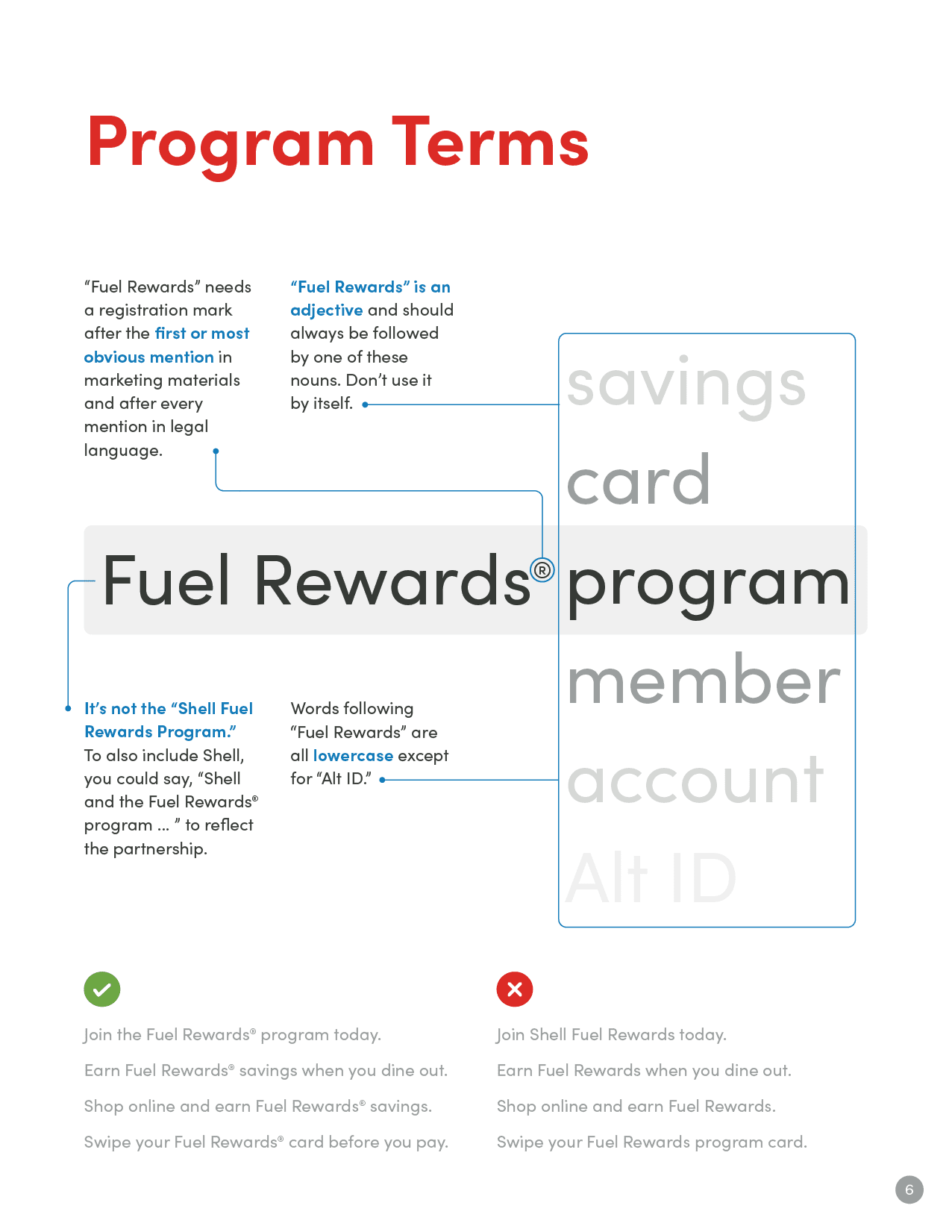 Fuel Rewards Brand Guide