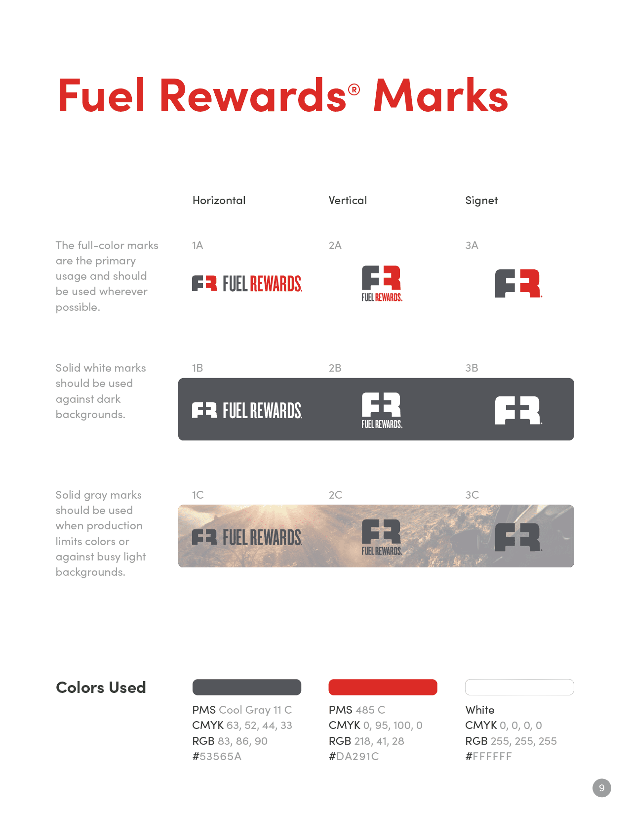 Fuel Rewards Brand Guide