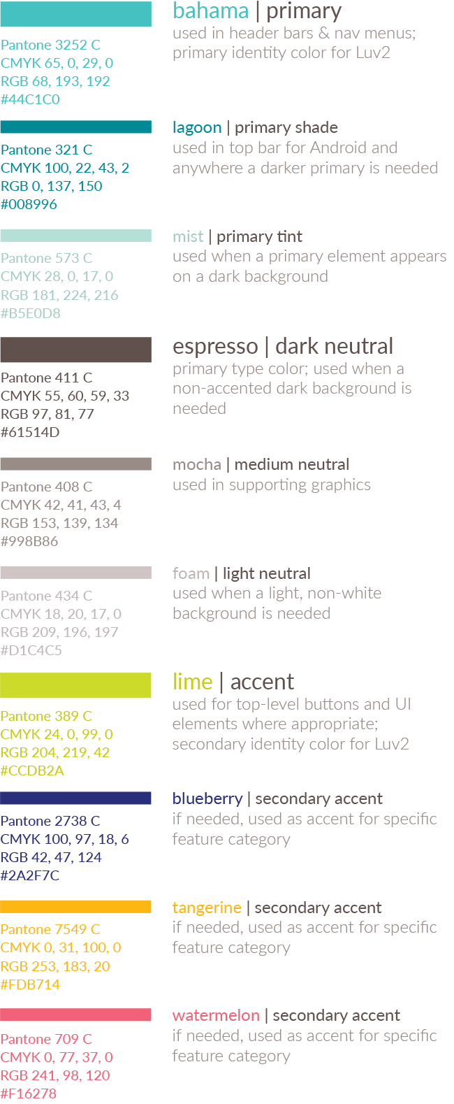 color palette